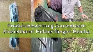 Produktbewertung Journdream Einziehbarer H&uuml;hnerf&auml;nger-Beinhaken und Fangnetz Set(2-in-1),Edelstahl-G