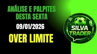 Resumo do dia | AN&Aacute;LISE E PALPITES dos jogos de amanh&atilde; 09/01/2026