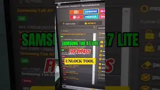 Samsung Galaxy Tab A7 Lite Frp Bypass Unloock Tool / All Samsung Latest frp 1Click Remove #foryou
