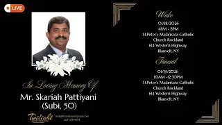 Mr. Skariah Pattiyani Wake LIVE