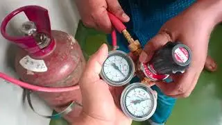 Acetylene Gas Cylinder Regulator Replacement.