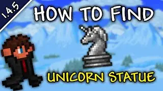 How To QUICKLY Find Unicorn Statue In Terraria 1.4.5.4 | Unicorn Statue Seed 1.4.5.4
