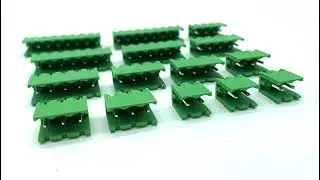 HQ2EDGV-5.0/5.08mm plugs type power distribution pluggable screwless terminal blocks