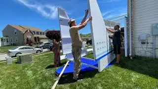 Building a Boat using a Designjet Printer, Foam Board and Imagination.