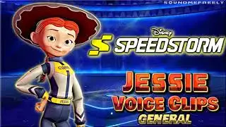 All Jessie General Voice Clips &bull; Disney Speedstorm &bull; All Voice Lines &bull; 2023 (Joan Cusack)
