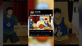 Kuroko&rsquo;s insane skills on display 🔥#Anime #shorts