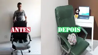 Reforma cadeira escritório por 15 reais