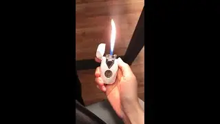 High-end creative personalized men's rhombic press light windproof lighter