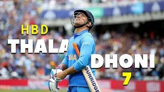 Happy Birthday Thala Dhoni - whatsapp status video 2020