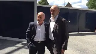 Tottenham Greats Ossie Ardiles & Ricky Villa Head Into White Hart Lane For Final Match