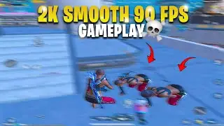 2K SMOOTH 90 FPS TEST☠️ RYZEN 5 5600 |  RX 6600XT | PUBG MOBILE | EMULATOR