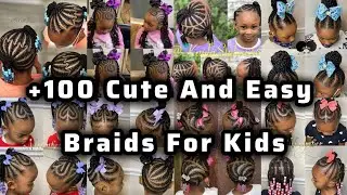 🔥100+ Cute and Easy Kids Hairstyles For School / Braids For Kids #cocomelon #braids