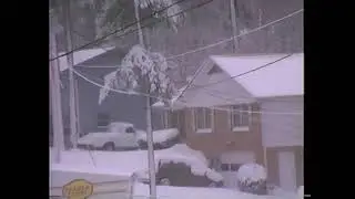Aftermath of the blizzard of 1993 in Alabama March 13, 1993