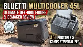 Bluetti MultiCooler Portable Fridge running Off Grid!