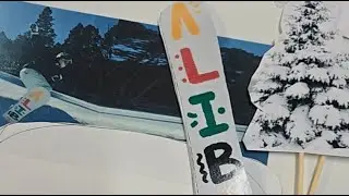 snowboarding  cake (saludando y pasteleando)