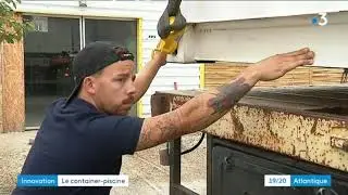 La Rochelle : une piscine dans un container