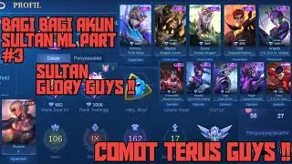 BAGI BAGI AKUN SULTAN MOBILE LEGENDS 2021 | FREE GLORY | Mobile Legends