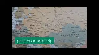Custom World Push Pin Map