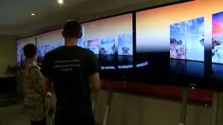 Ventuz Realtime Graphics across 4 X HD 60