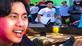 bjir di looting wak.. 😭 - REACT MEME KOCAK