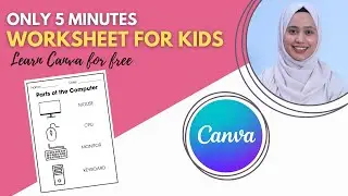 Design a Worksheet in 5 minutes | Learn Canva | Canva Tutorials for Beginners