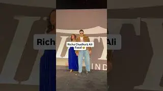 Рича Чадха и Али Фазал присутствовали на презентации журнала Variety Magazine India #richachadda ...
