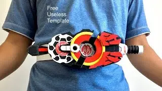 (Review) Handmade DX Desire Driver Kamen Rider Geats Magnum Boost from cardboard