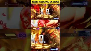 100% DAMAGE COMBO ON AKUMA!