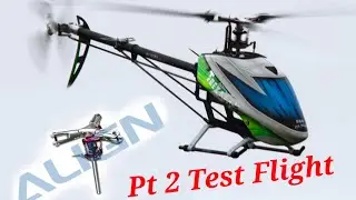 Align RC Helicopter 550X 3 Bladed Head Flight Test Part 2