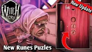 Witch Cry New Update New Main Door Puzles | Find The Runes To Escape | Full Gameplay V 1.0.7