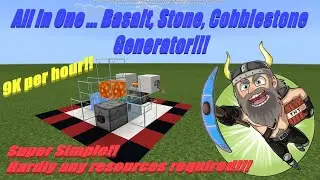 Minecraft Bedrock: всё в одном &mdash; руководство по созданию генератора базальта, камня и булыжника (1.16.0.6 BETA)