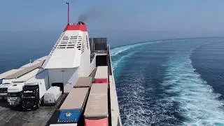 FERRY RIDE | PATRAS, GREECE TO BARI, ITALY | SUPERFAST FERRIES