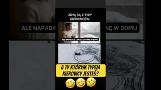 ZIMĄ WOLISZ TRZYMAĆ AUTO W GARAŻU, CZY KRĘCIĆ BĄCZKI NA PARKINGU POD BIEDRĄ? 🤣 #zima #drift #auto