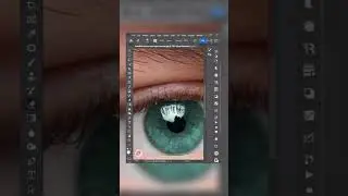Change the eye colour in Photoshop #photoshop #shorts #short