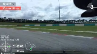 AE86 cruising at Sepang F1 Circuit