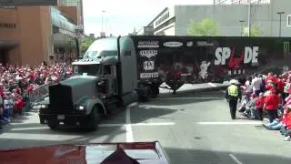 Spade Made Kenworth Semi-Truck Opening Day Parade 2012