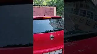 VW Golf 7 rear window washer (stop light + wiper) installed in VW Golf mk5