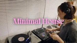 2hrs Minimal House Vinyl Mix 🖤 DJ Booth POV 🎧