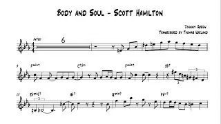 Body and Soul - Scott Hamilton (Bb Solo Transcription)