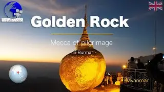 Golden Rock, pagoda on the rock &bull; Myanmar