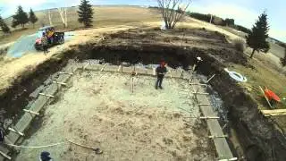 Building an ICF Foam Block Basement GoPro Time Lapse