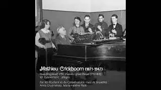 37 - Crickboom, Duo progressif n°14, 1e mvt - Par Anna Gruzinskaia, Marie Hélène Petit