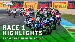 HIGHLIGHTS from #WorldSSP Race 1 💫 | 2025 #FrenchWorldSBK 🇫🇷
