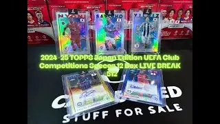 2024-25 TOPPS Japan Edition UEFA Club Competitions Soccer 12 Box LIVE BREAK #512