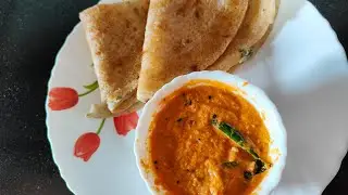 5 Min Tomato Chutney Recipe | South Indian Style | Easy & Tasty Chutney#shorts #food #cooking #viral