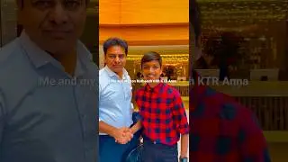 #inspiration #motivation #Ktr #telangana #success #future #india great moments with Ram Anna #KTR ❤️