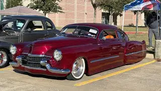 Cars Leaving Sachse High School Car Show TX | Mustang Sally Productions 