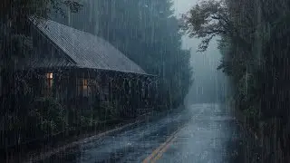 Calm Your Thoughts Tonight Heavy Rain & Thunder Sounds for Deep Sleep and Calm Mind