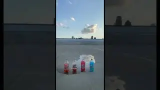 Which Sunkist Soda Will Go The Highest? #Shorts