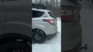 Ford escape in snow #fordescape